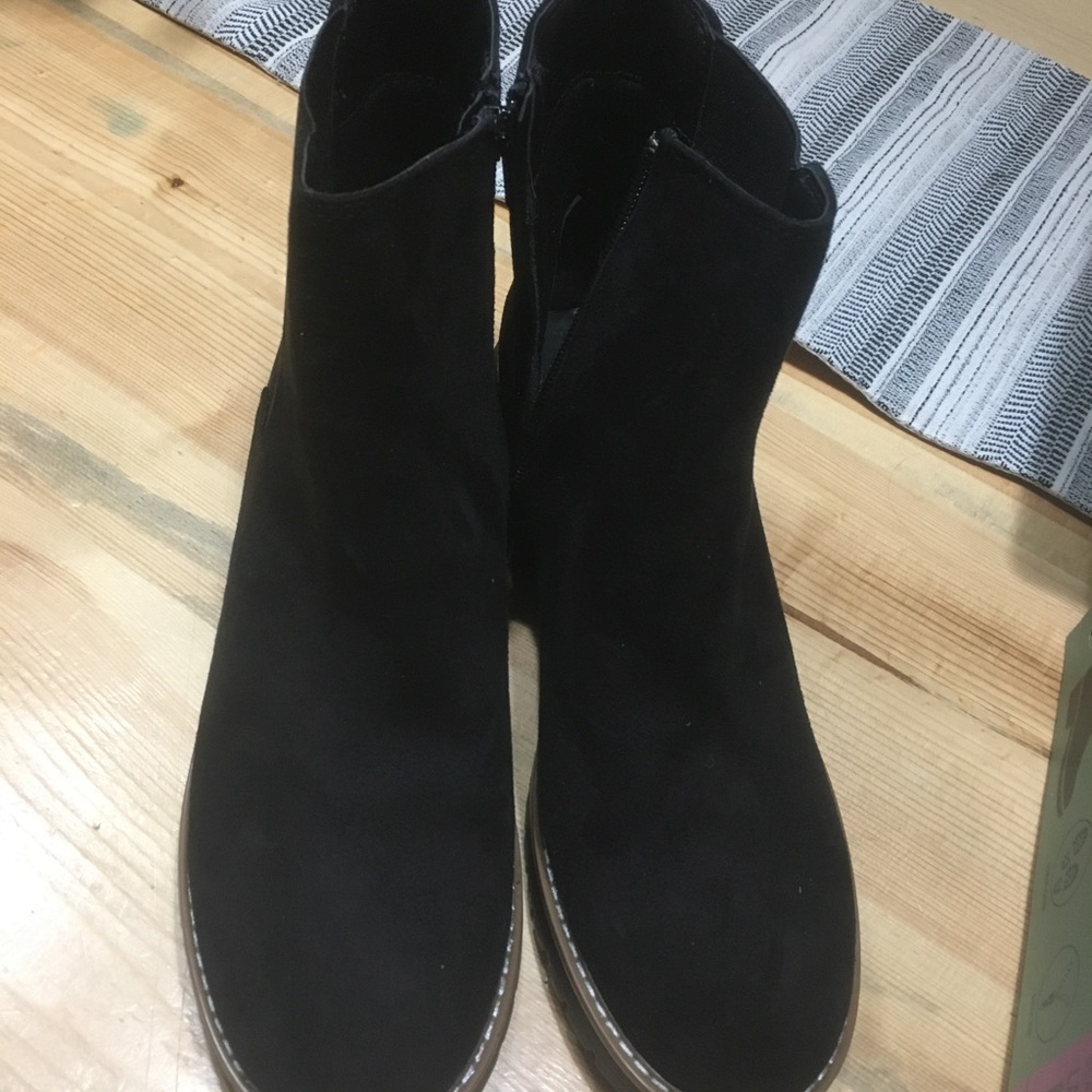 Black Suede Ankle Boots